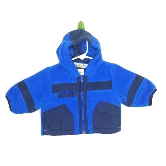 Columbia Hood Fleece Jacket Coat 6m - Picture 1 of 4